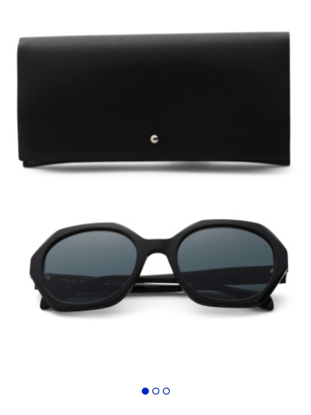 rag & bone Black Oversized Women's Sunglasses